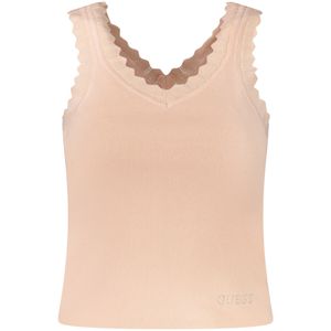 GUESS JEANS WOMEN'S PINK TANK TOP