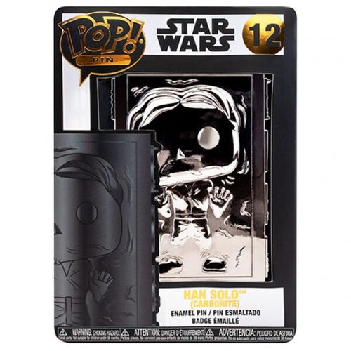 Funko Pop Star Wars Han Solo Large Ename bedž 10cm slika 4