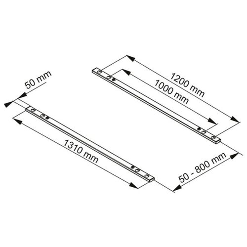 VEGA M VESA EXTENDER KIT MOTORIZED MOUNT 1200X800 nosač većih fomata za ST 51 slika 2