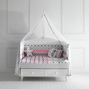 Belis Posteljina za krevetac Stella 120x60cm, Pink