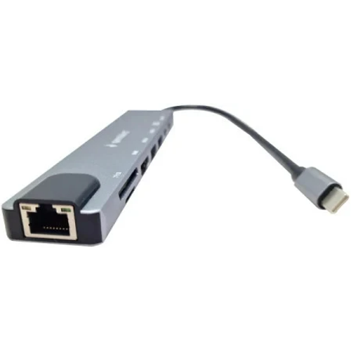A-CM-COMBO8-05 * Gembird USB HUB Type-C 8-in-1 multi-port adapter USB-C+USB-A+HDMI+PD+card+RJ45 1299 slika 2