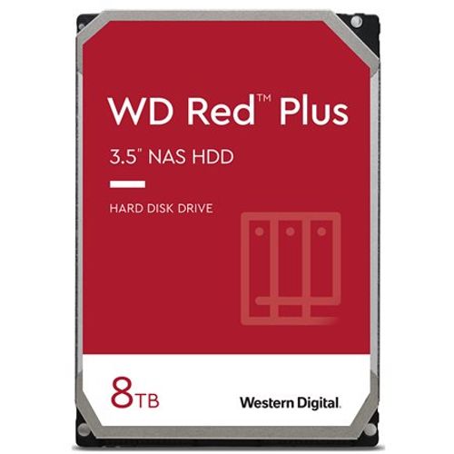 HDD WD Red Plus 8TB SATA 6Gb/s HDD Desktop, WD80EFPX slika 1