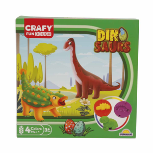 SUNMAN Crafy 04734 Plastelin Dinosaur Set 22X22cm