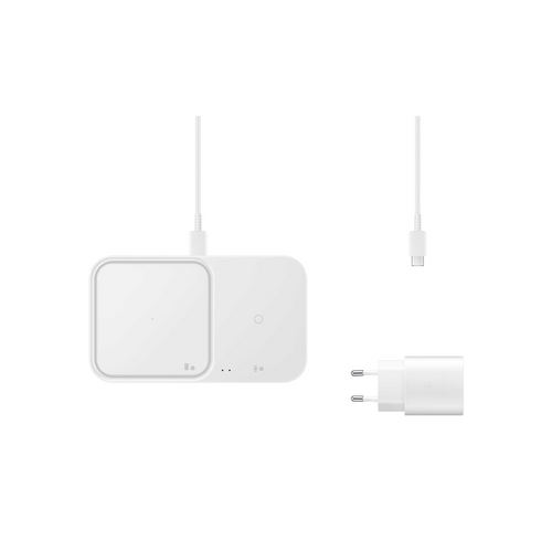 Samsung bežični punjač duo sa adapterom 15W white slika 2