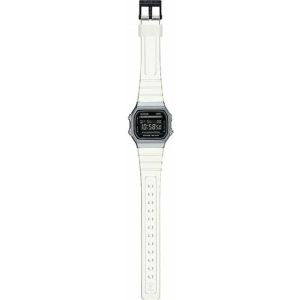 Uniseks satovi Casio VINTAGE COLLECTION - TRANSPARENT BAND - BLACK Crna Srebrna (Ø 36 mm)