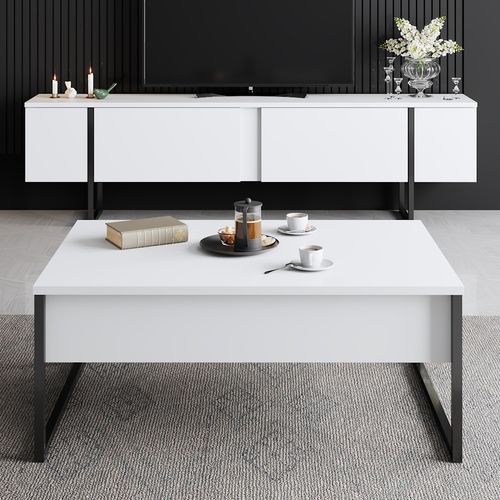 Luxe - White, Black White
Black TV Stand slika 4