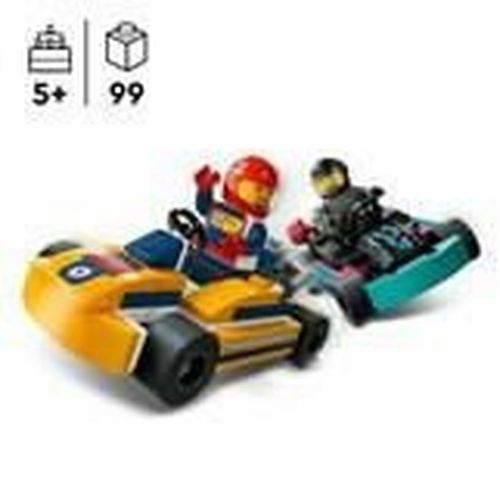 Playset Lego 60400 Karting i Vozači Utrka slika 5