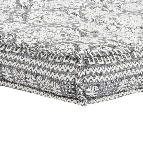 283795 Pouffe 100x100x20 cm Light Grey Fabric slika 35