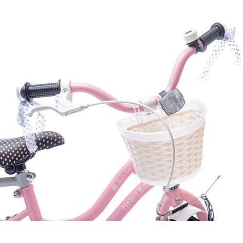 Dječji bicikl guralica Heart 12" rozi slika 4