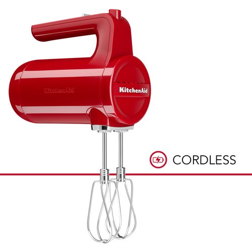 KitchenAid bežični ručni mikser empire red 5KHMB732EER slika 1