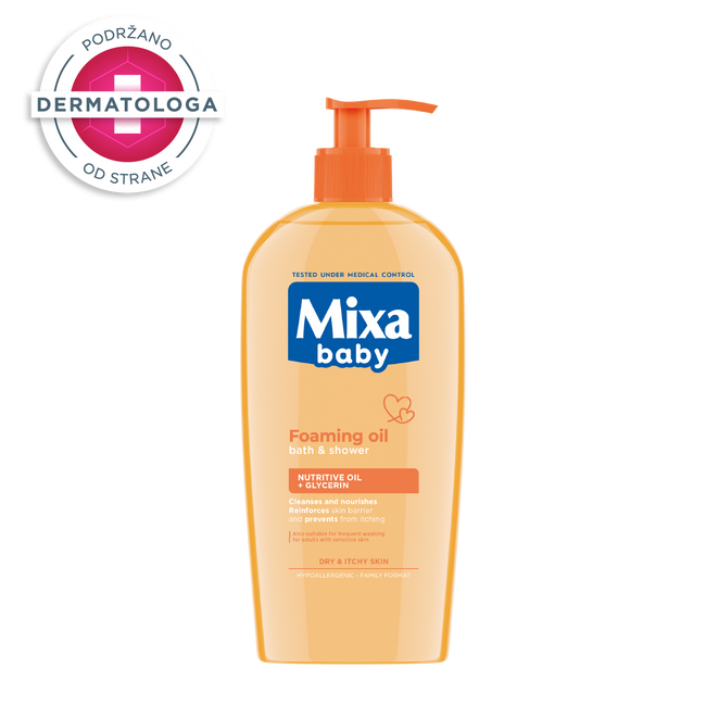 Mixa Baby nežan gel za tuširanje 400 ml