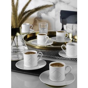 Hermia Concept Set šalica za kavu (12 komada), Bijela, ER12KT00