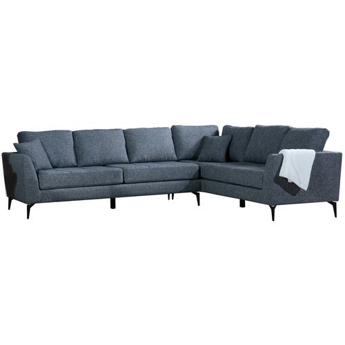 Atelier Del Sofa Kutna garnitura, Tamno siva, Tempo Corner Right (L3+3) slika 6