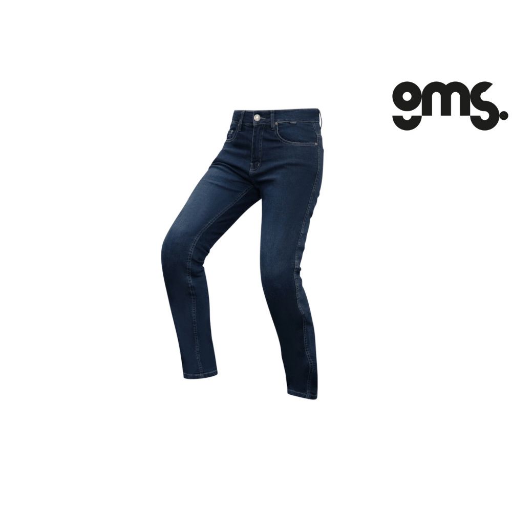 Ženske pantalone - hlače - farmerke za motor GMS Rattle Lady - plave vel.30/30 slika 1