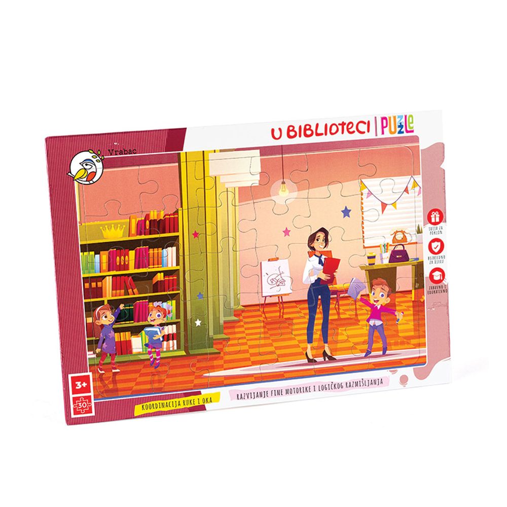 Vrabac Puzzle Fun 30, U biblioteci slika 1