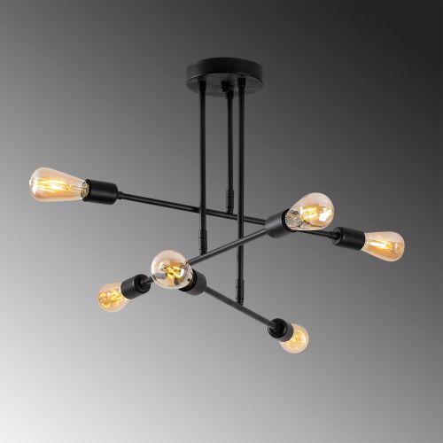 Flower - 162 - AV Black Chandelier slika 5