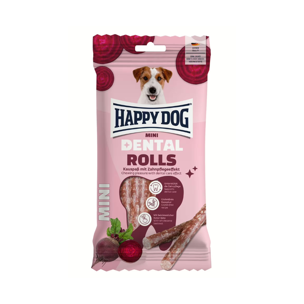 Happy Dog poslastica za pse Dental Rolls Mini 92 g slika 1