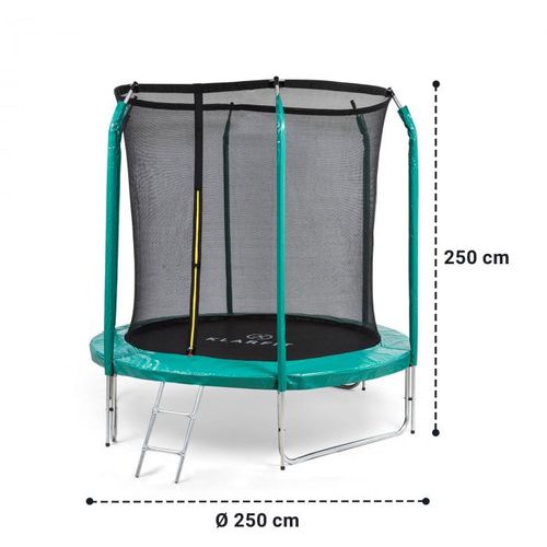 KLARFIT Jumpstarter trampolin, Tamnozelene slika 7