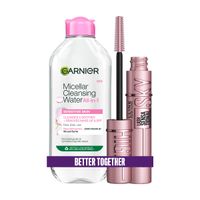 Garnier Micelarna + Maybelline Lash maskara