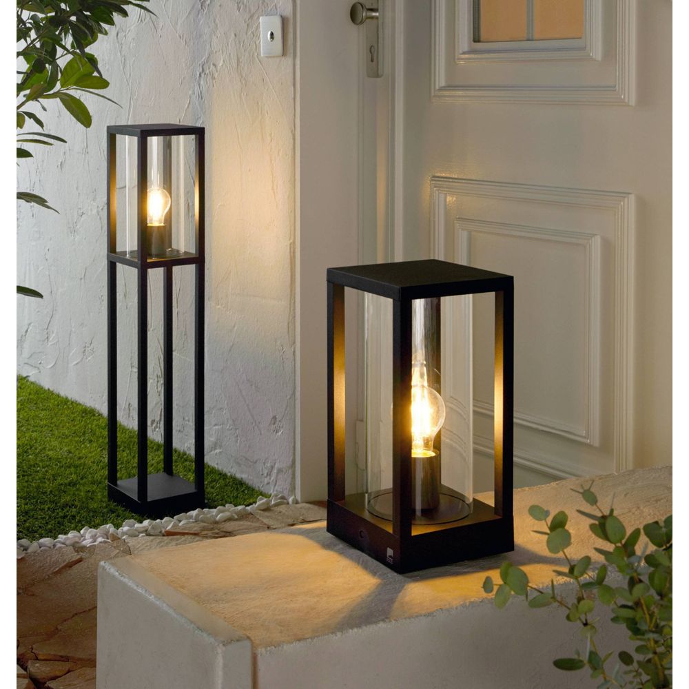 Eglo Cascinetta vanjska podna/1, e27, 40w, v-795, ip44, lijevani aluminij/staklo/crno slika 11