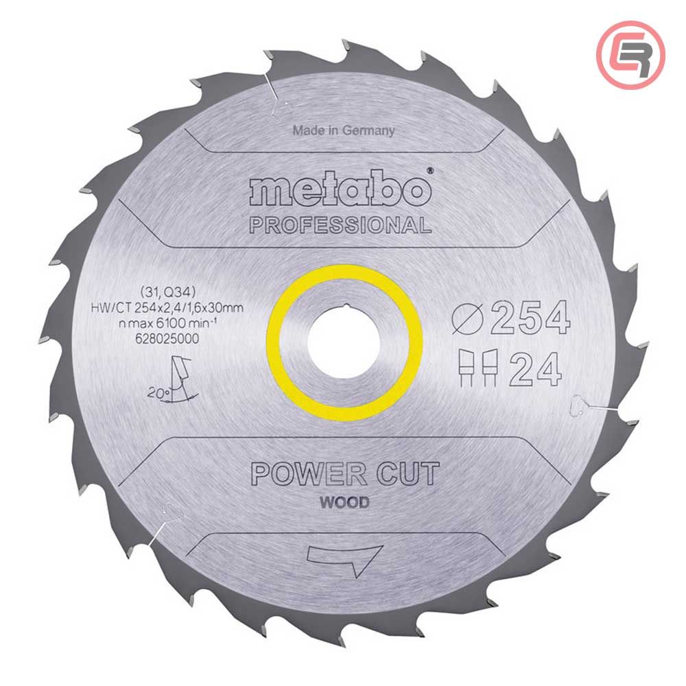 Metabo List Kružne Pile 254 x 2,4 / 1,6 x 30 / Z = 24 Power Cut Wood Professional - 628025000 slika 1