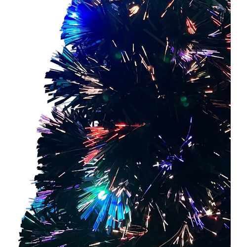 Umjetno božićno drvce sa stalkom LED 150 cm optička vlakna slika 27