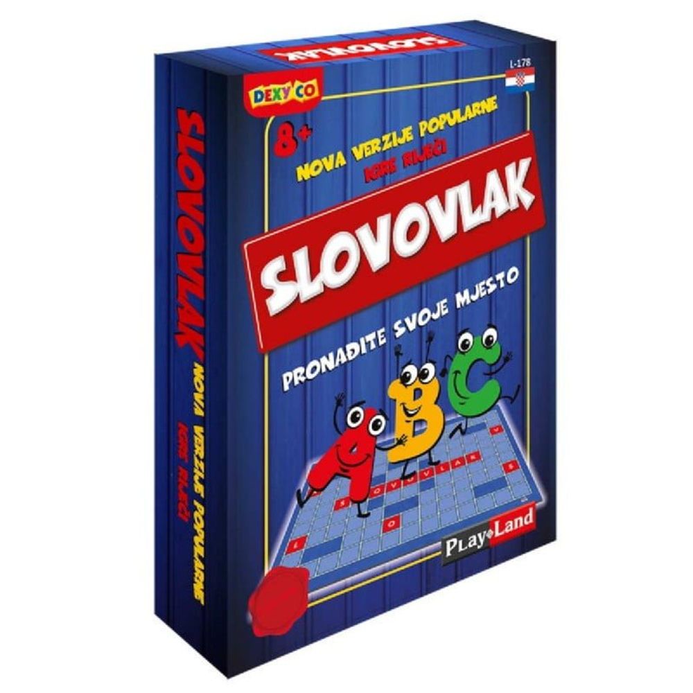 Pl178/Hr Play Land Slovo Vlak Društvena Igra Hr slika 1