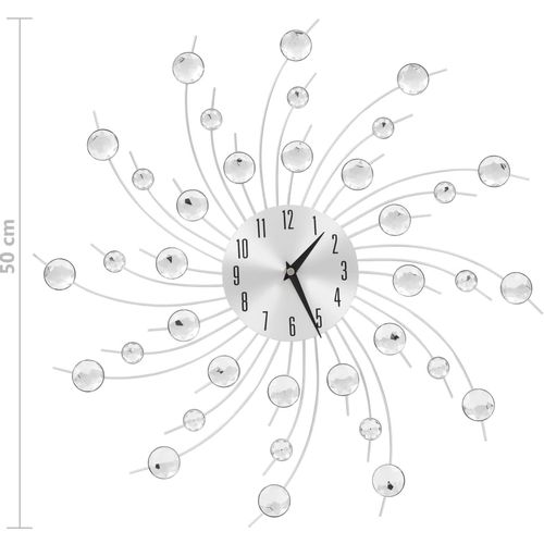 Zidni sat s kvarcnim mehanizmom moderni dizajn 50 cm slika 12