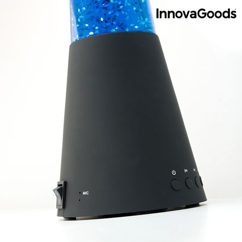 InnovaGoods Lava svjetiljka s bluetooth zvučnikom i mikrofonom 12x40cm slika 5