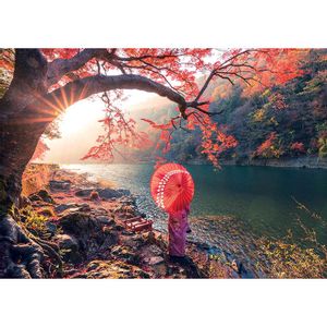Sunrise in Katsura River Japon puzzle 1000pcs