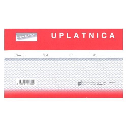 I-1/NCR UPLATNICA; Blok 150 listova, 16,5 x 10 cm slika 2