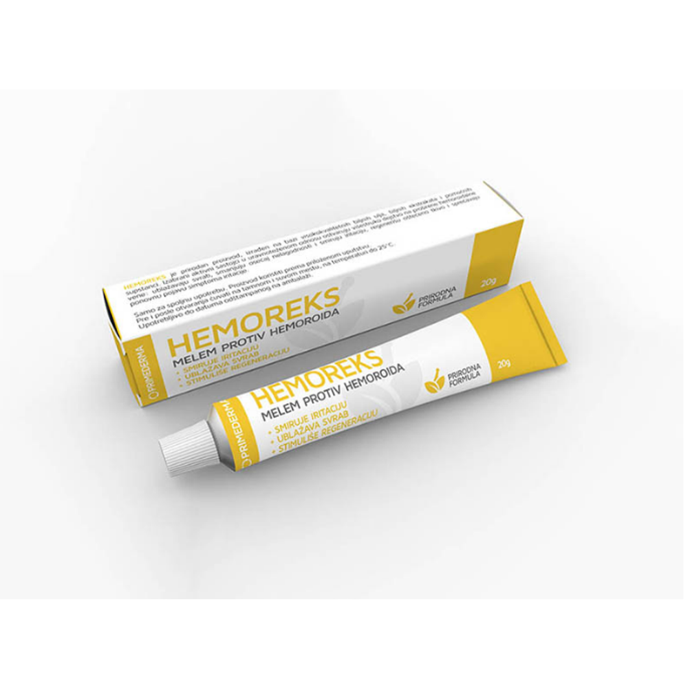 PRIMEDERMA HEMOREKS MELEM 20GR slika 1