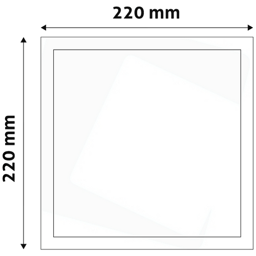 Avide Plafonjera LED, 18W, 1490 lm, 4000K, IP20 - ACSMNW-S-18W-ALU-SN slika 3