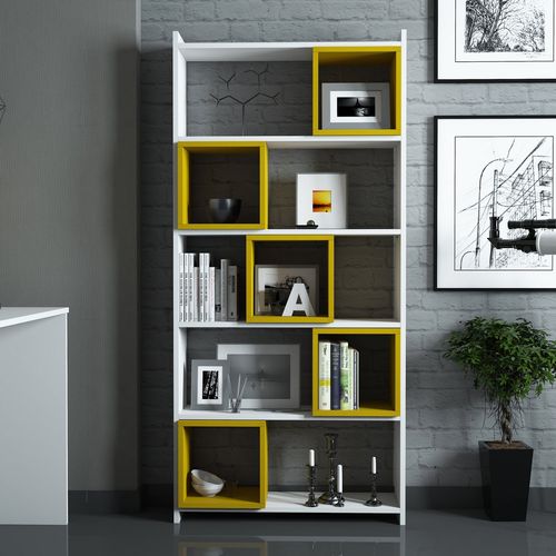 Box - White, Yellow White
Yellow Bookshelf slika 2