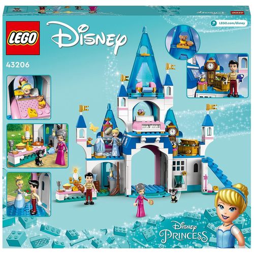 Playset Lego 43206 Cinderella and Prince Charming's Castle (365 Dijelovi) slika 2