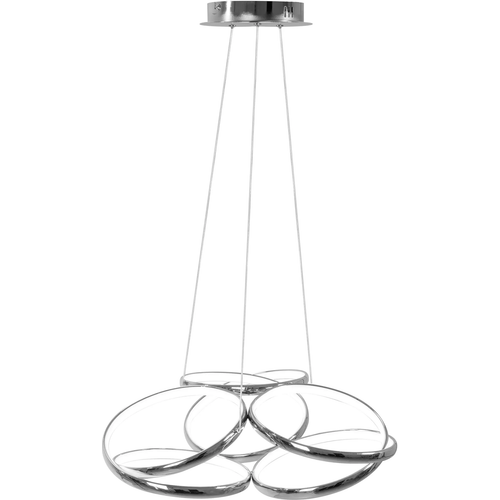 TOOLIGHT Moderna LED stropna svjetiljka + pilot App795-CP ravni krom slika 2