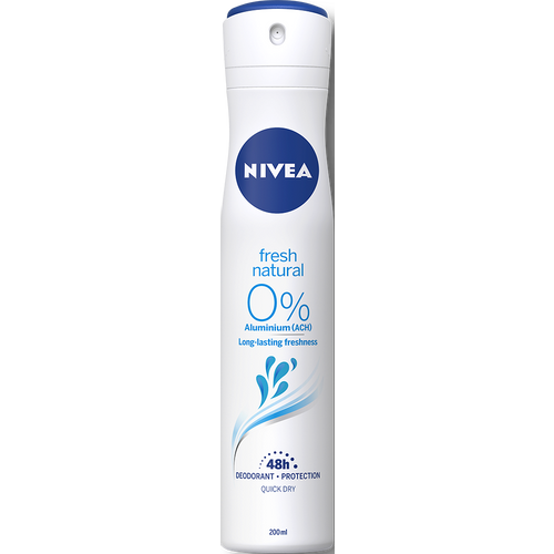 NIVEA Fresh Natural 0% Aluminium dezodorans u spreju 200ml slika 1