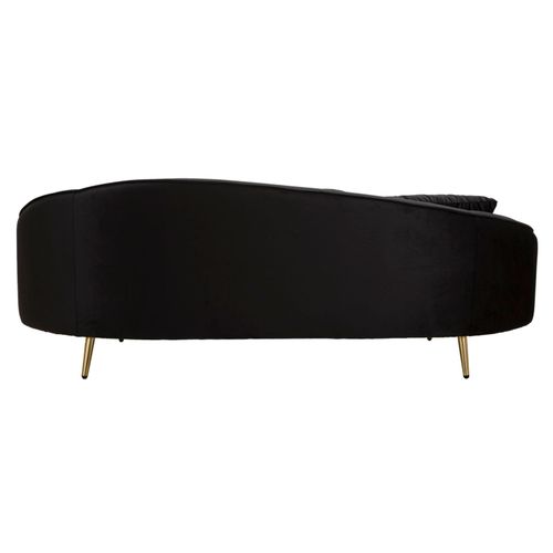 Mauro Ferretti Trosjed OSLO BLACK 185x84x68 cm slika 7