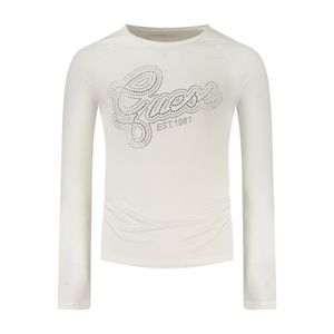 Guess Jeans majica dugih rukava za djevojčice, bijela