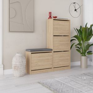 Dude - Oak Oak Shoe Cabinet