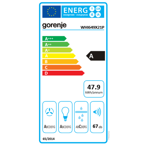 Gorenje napa WHI649X21P slika 4