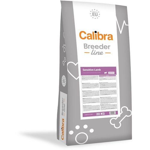 Calibra Dog Breeder Line Premium Adult Sensitive Jagnjetina, hrana za pse 20kg slika 1