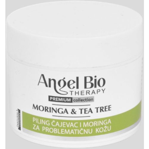 Angel Bio Therapy piling za lice od čajevca i moringe za problematičnu kožu 50ml slika 1