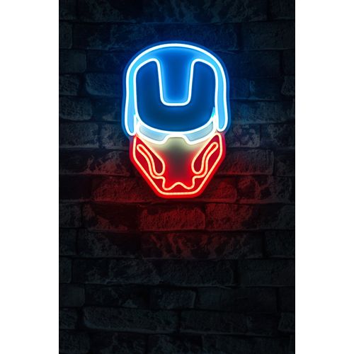 Wallity Ukrasna plastična LED rasvjeta, Iron Man - Multicolor slika 10