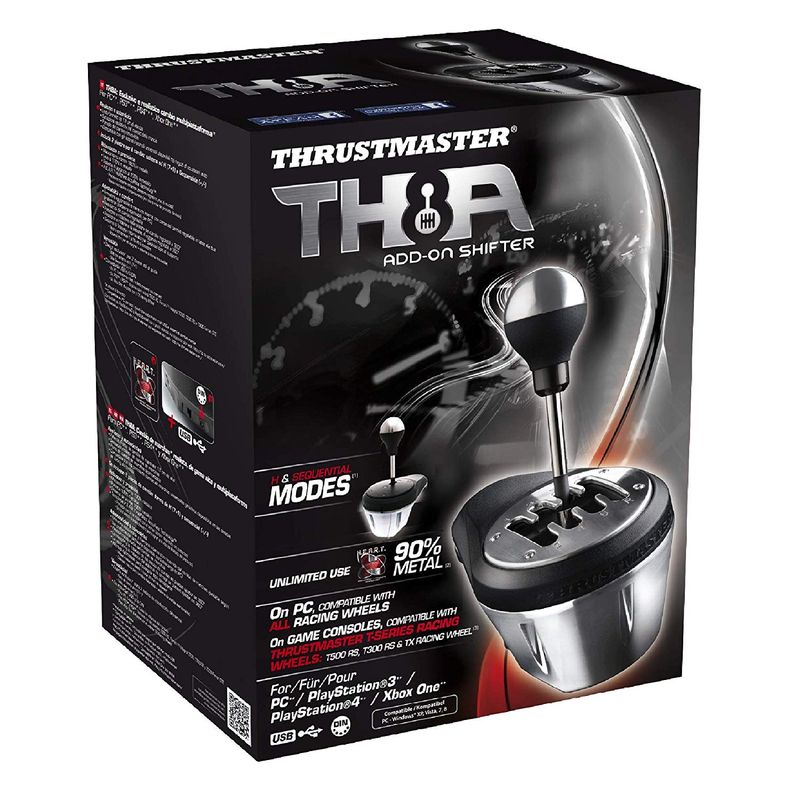 Thrustmaster Thrustmaster TH8A Add-on Shifter – Realističan mjenjač za PC, PS3, PS4 i Xbox One image