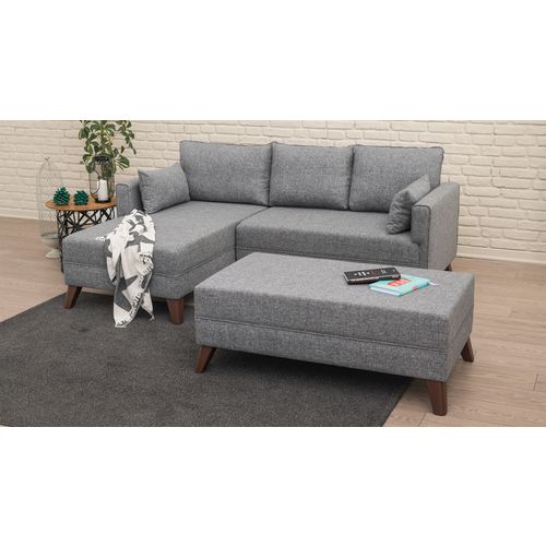 Atelier Del Sofa Bella Corner Sofa Left 2 Grey Corner Sofa-Bed slika 3