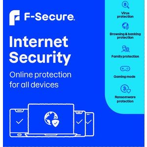 F-Secure Internet Security Višestruka Licenca za 3 Uređaja, 1 Godina