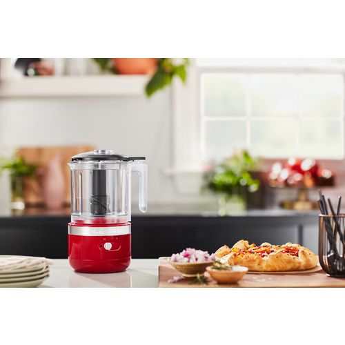 KitchenAid bežična sjeckalica hrane empire red 1.19L 5KFCB519EER slika 7