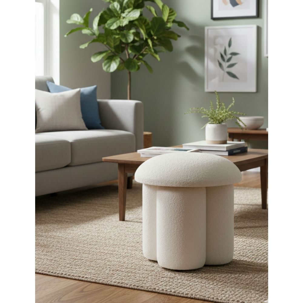 Pouffe Magnus - Bijela slika 1