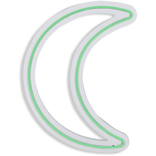 Wallity Ukrasna plastična LED rasvjeta, Crescent - Green slika 6